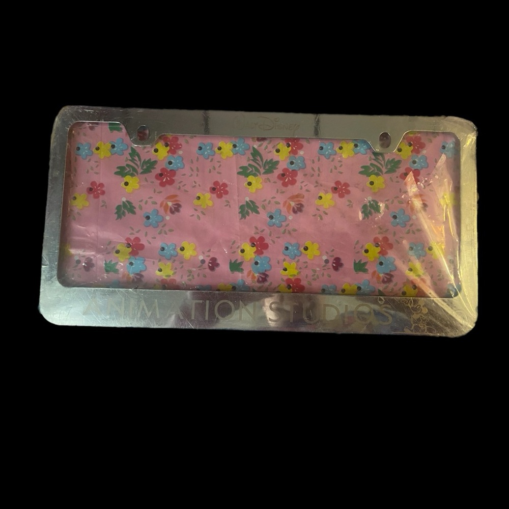 Disney license Plate Frame NEW still sealed
